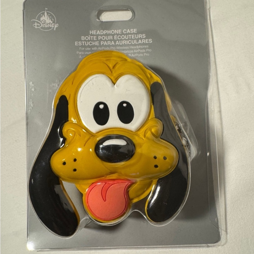 Disney Pluto Earbud Headphones Case - Yellow and Black